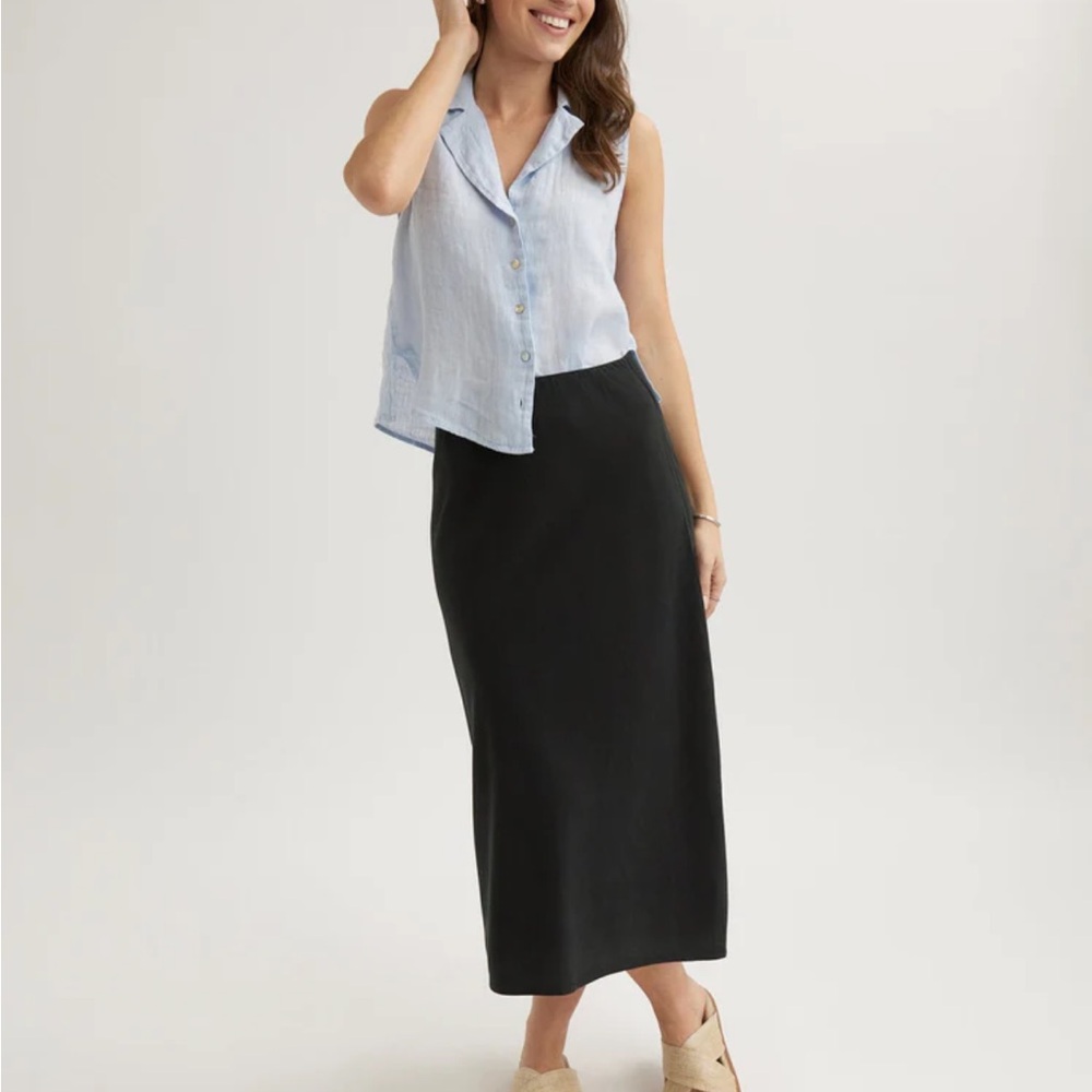NWT Bella Dahl Bias Midi Skirt